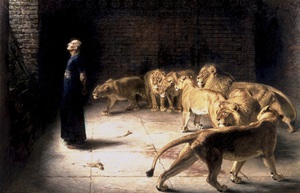 Daniel's Answer to the King 2 Oil Painting by Briton Riviere - Best Seller