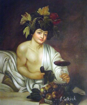 Reproduction oil paintings - Caravaggio - Portrait of Bacchus