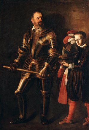 Reproduction oil paintings - Caravaggio - Portrait of Alof de Wignacourt and His Page