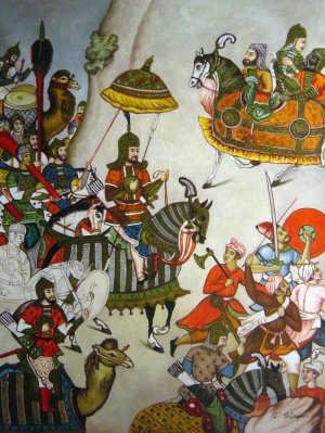 Emperor Babur Art Reproduction