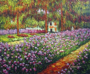 Claude Monet, Irises In Monet's Garden, Art Reproduction