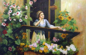 Famous paintings of Women: A Pensive Moment