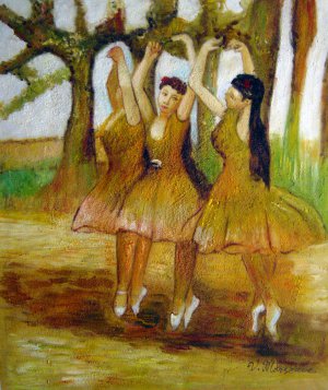 Edgar Degas, A Grecian Dance, Painting on canvas