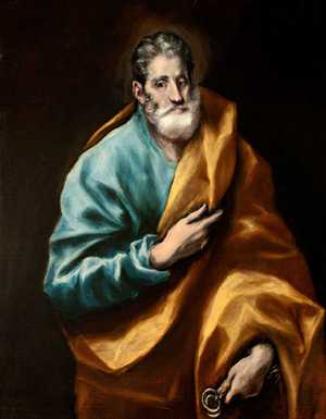 Reproduction oil paintings - El Greco - Apostle Saint Peter