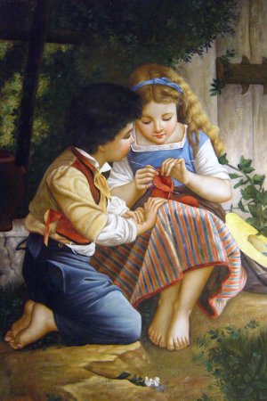 Reproduction oil paintings - Emile Munier - A Special Moment