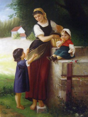 Reproduction oil paintings - Emile Munier - May I Have One Too