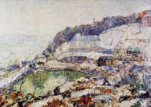 Reproduction oil paintings - Ernest Lawson - The Hudson at Inwood