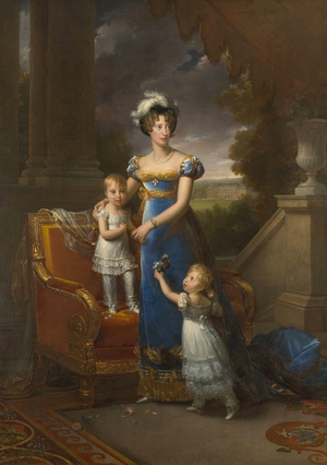 Reproduction oil paintings - Francois Gerard - The Duchess of Berry and her Children