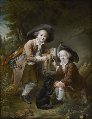 Comte and Chevalier de Choiseul as Savoyards Art Reproduction
