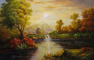 Reproduction oil paintings - Frederic Edwin Church - An Autumn Landscape