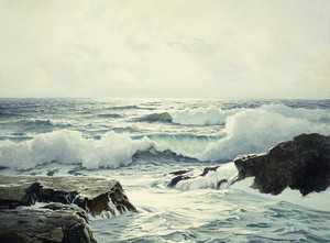 Reproduction oil paintings - Frederick Judd Waugh - Silver Light