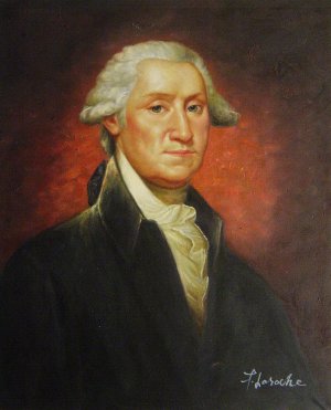 Famous paintings of Men: A Portrait Of George Washington