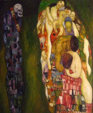 Reproduction oil paintings - Gustav Klimt - Death And Life (Full Version)