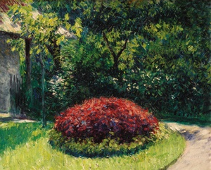 Reproduction oil paintings - Gustave Caillebotte - Garden of Petit Gennevilliers