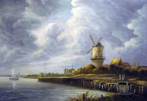 Reproduction oil paintings - Jacob Van Ruisdael - Mill At Wijk Near Duursteede