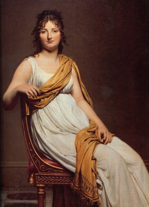 Reproduction oil paintings - Jacques-Louis David - Portrait of Madame Raymond de Verninac