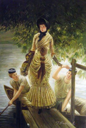 Reproduction oil paintings - James Tissot - On The Thames