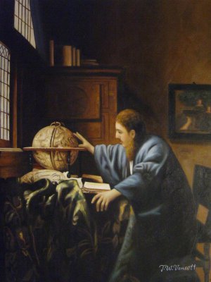 Reproduction oil paintings - Jan Vermeer - The Astronomer