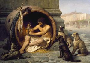 Reproduction oil paintings - Jean-Leon Gerome - Diogenes