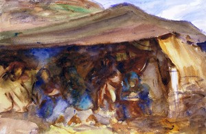 Reproduction oil paintings - John Singer Sargent - Bedouin Tent