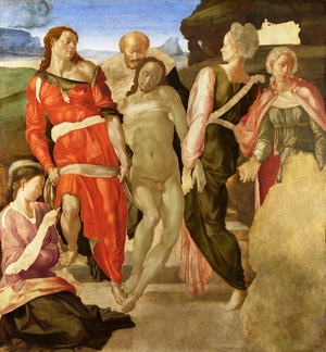 Michelangelo, Entombment, Art Reproduction