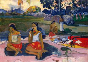Reproduction oil paintings - Paul Gauguin - Sacred Spring, Sweet Dreams (Nave nave moe)