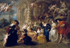 Peter Paul Rubens, Garden of Love, Painting on canvas