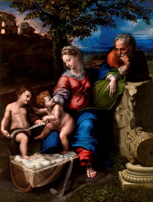 Raphael , The Holy Family Below the Oak, Art Reproduction