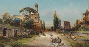 Reproduction oil paintings - Robert Alott - Via Appia
