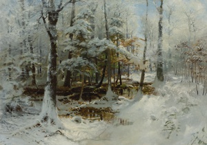 Reproduction oil paintings - William Bliss Baker - A Quiet Winter Afternoon