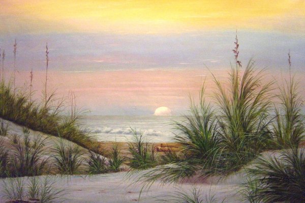 A Pastel Sunrise. The painting by Our Originals