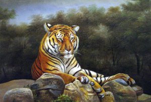 Our Originals, A Siberian Tiger, Painting on canvas