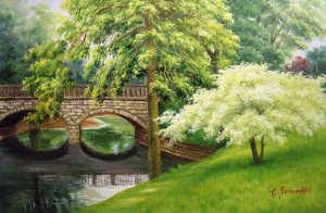 Reproduction oil paintings - Our Originals - A Spring Day In All It's Glory