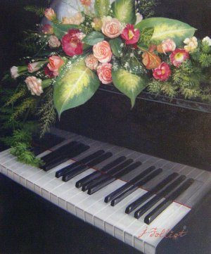 Famous paintings of Musicians: Accolade For The Pianist