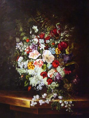 Reproduction oil paintings - Adelheid Dietrich - Still Life With Flowers