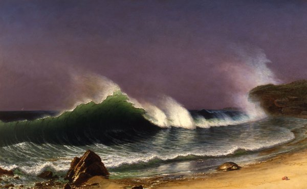 After a Norther, Bahamas. The painting by Albert Bierstadt