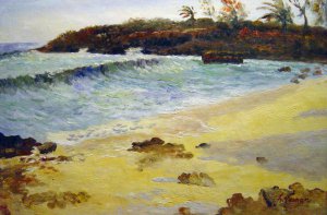 Albert Bierstadt, Bahama Cove, Painting on canvas