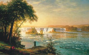 Reproduction oil paintings - Albert Bierstadt - Falls of St. Anthony