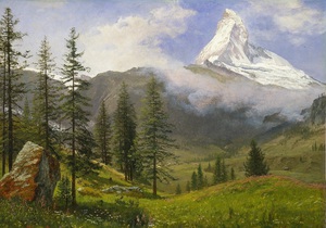 Albert Bierstadt, Matterhorn, Painting on canvas