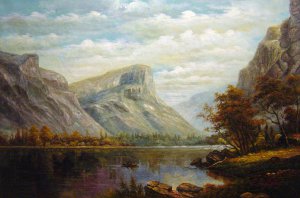 Albert Bierstadt, Mirror Lake, Yosemite Valley, Painting on canvas