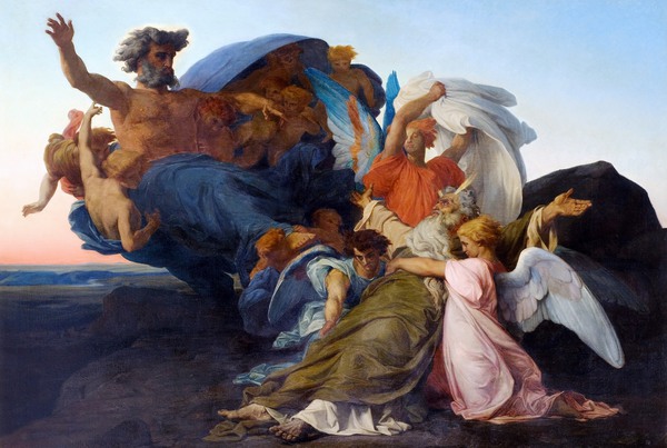 Death of Moses. The painting by Alexandre Cabanel