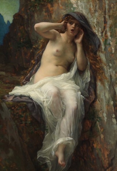 Echo. The painting by Alexandre Cabanel