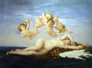 Alexandre Cabanel, The Birth Of Venus, Painting on canvas
