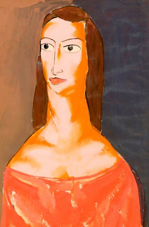 Head of a Girl Art Reproduction