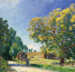 Alfred Sisley, Forest Clearing, Art Reproduction