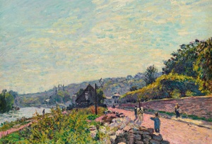 Alfred Sisley, La Seine au Bas-Meudon, Art Reproduction