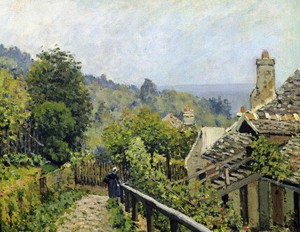 Alfred Sisley, Louveciennes or The Heights at Marly, Art Reproduction