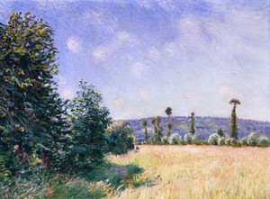 Alfred Sisley, Sahurs Meadows in Morning Sun, Painting on canvas