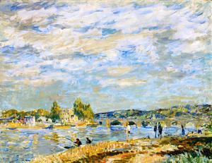 Alfred Sisley, The Bridge at Sevres, Art Reproduction