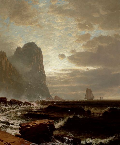 At the South Head, Grand Manan. The painting by Alfred Thompson Bricher